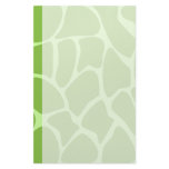 Giraffe Print Pattern. Safari Green. Custom stationery