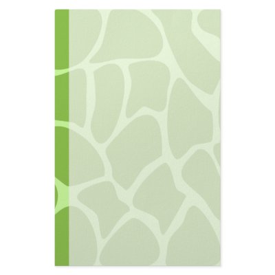 Giraffe Print Pattern. Safari Green. Stationery by Graphics_By_Metarla
