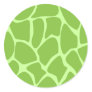Giraffe Print Pattern. Safari Green. Stickers
