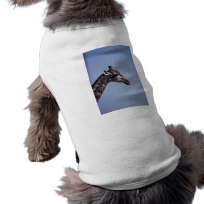 Giraffe Profile Pet Clothing by alternateworlds