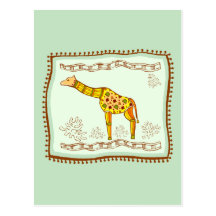 Giraffe Quilt Postcards
