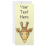 Giraffe Custom Rack Card