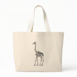 Giraffe Skeleton Tote Bag