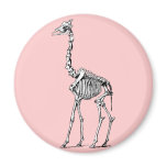 Giraffe Skeleton Refrigerator Magnet