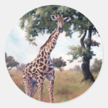 Giraffe STANDING TALL Sticker