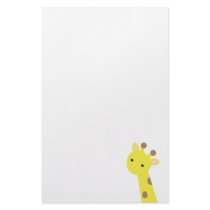 Giraffe Personalized Stationery