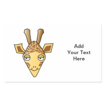 Giraffe Rectangle Stickers