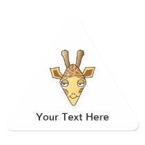 Giraffe Triangle Sticker