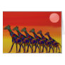 Giraffe Sunset Cards