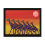 Giraffe Sunset Postcards