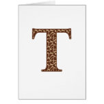Giraffe T Card