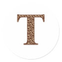 Giraffe T stickers