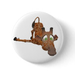 giraffe toon pinback button
