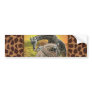 GIRAFFE TWISTER - LOVE TRIANGLE BUMPER STICKER
