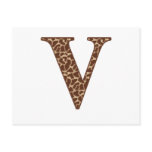 Giraffe V Postcard