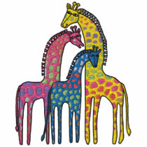Giraffe Whimsey Embroidered Shirt