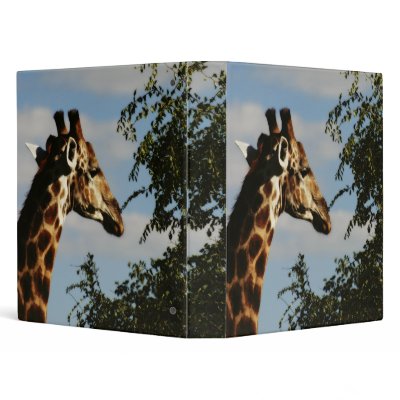Giraffe wildlife safari binders by Rowood