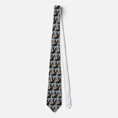 Giraffe wildlife safari unisex ties by Rowood