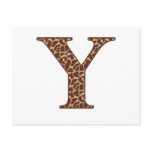 Giraffe Y Postcard