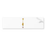 Giraffe Yellow Bumper Sticker