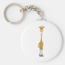Giraffe Yellow Keychains