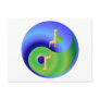 Giraffe Yin Yang Postcard
