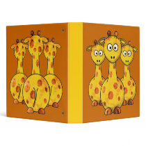 GIRAFFES 1.5" Ring Binder