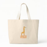 Giraffes are Awesome Canvas Bags
