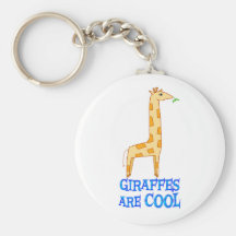 Giraffes are COOL Keychain
