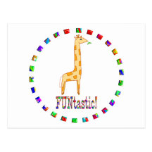 Giraffes are Funtastic Post Cards