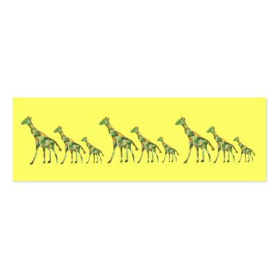 Giraffes Bookmark by Magins