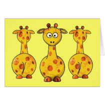 GIRAFFES CARD