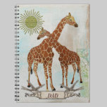 Giraffes Dad Notebook notebooks