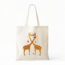 Giraffes in Love Bags