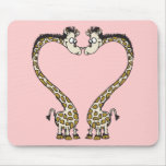 Giraffes In Love Mousepad