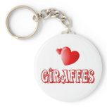 Giraffes Keychain