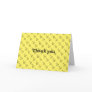 Giraffes on yellow greeting cards