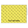 Giraffes on yellow cards