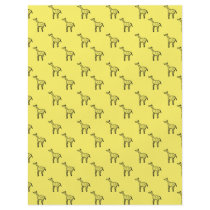 Giraffes on yellow full color flyer