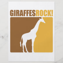 Giraffes Rock! #2 Flyer Design