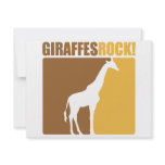 Giraffes Rock! #2 Custom Invitation