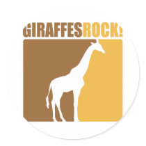 Giraffes Rock! #2 Stickers