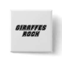 Giraffes Rock Buttons