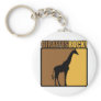 Giraffes Rock! Key Chains