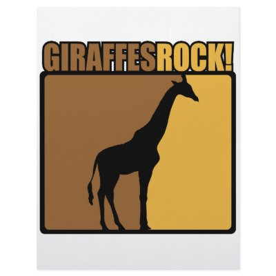 Giraffes Rock! Custom Letterhead by designs_that_rock