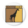 Giraffes Rock! Fridge Magnets
