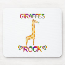 GIRAFFES ROCK MOUSEPAD