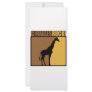 Giraffes Rock! Rack Card Design