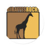 Giraffes Rock! Stickers