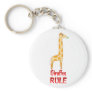 Giraffes Rule Keychain